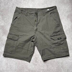 Grey Wrangler Cargo Shorts